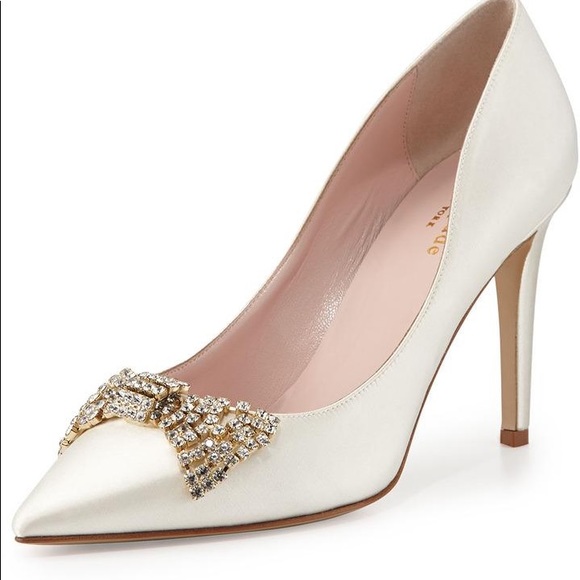 cream bridal shoes